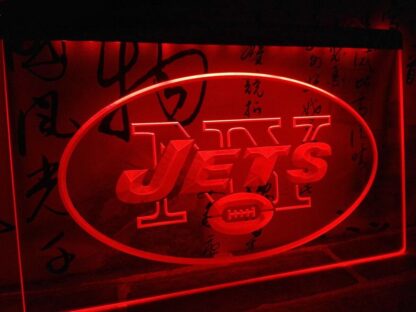 New York Jets LED Sign - Man Cave & Game Room Decor 8 x 12 - Image 5