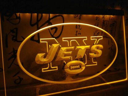 New York Jets LED Sign - Man Cave & Game Room Decor 8 x 12 - Image 6