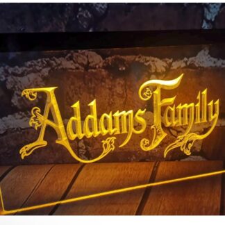 Adams Family Pinball LED Sign