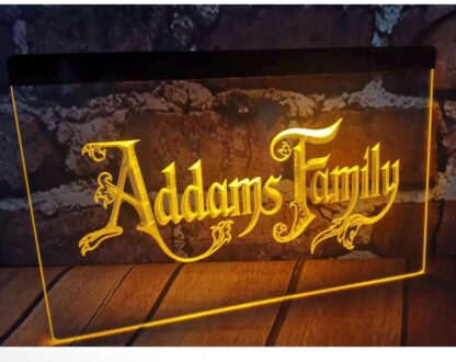 Adams Family Pinball LED Sign