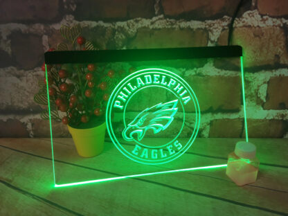 Philadelphia Eagles LED Sign - Man Cave & Game Room Decor 8 x 12 - Image 7