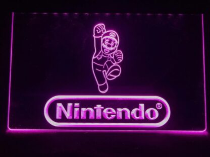 Nintendo LED Sign – Retro Gaming Light for Game Rooms & Fans 8 x 12 - Image 3