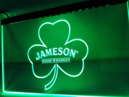Jameson Whiskey LED Sign – Irish Pub & Bar Wall Light - Image 3