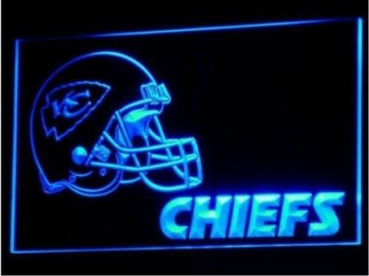 Kansas City Chiefs LED Sign – Man Cave, Bar & Gift Idea - Image 2