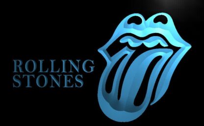 Rolling Stones LED Sign – Neon Light Wall Decor for Music Fans 8 x 12 - Image 3