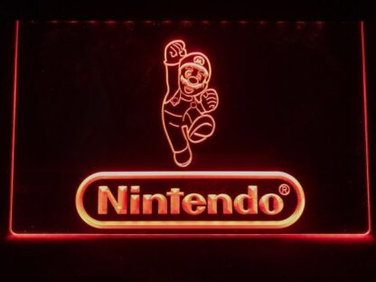 Nintendo LED Sign – Retro Gaming Light for Game Rooms & Fans 8 x 12 - Image 4