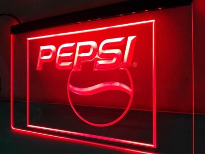 Pepsi Cola LED Sign – Retro Bar & Home Gift - Image 2