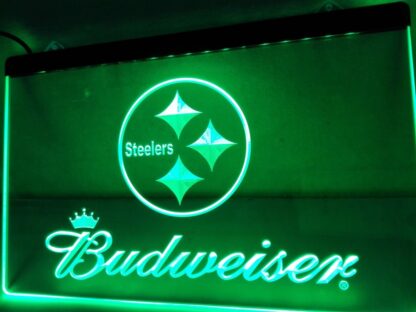 Pittsburgh Steelers LED Sign  – NFL Man Cave Decor gift - Image 5