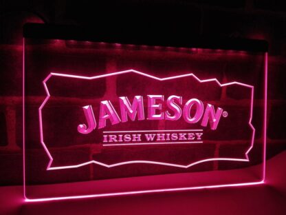 Jameson Whiskey LED Sign – Irish Pub & Bar Wall Light - Image 7