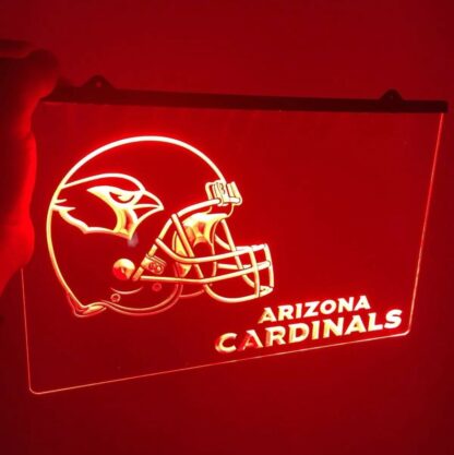 Arizona Cardinals LED Sign – Man Cave & Game Room Decor - Image 2