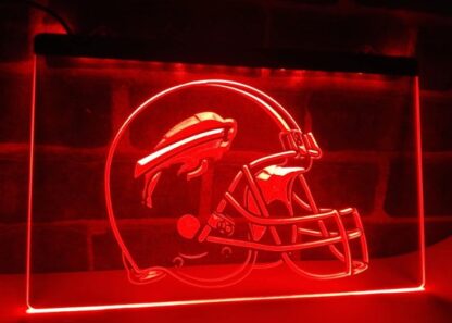 Buffalo Bills LED Sign – Custom Vintage Light-Up Wall Décor  8 x 12 - Image 5