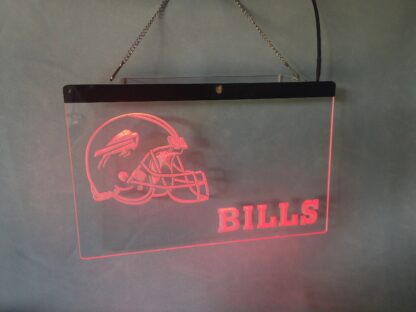 Buffalo Bills LED Sign – Custom Vintage Light-Up Wall Décor  8 x 12 - Image 3