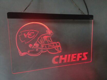 Kansas City Chiefs LED Sign – Man Cave, Bar & Gift Idea - Image 3