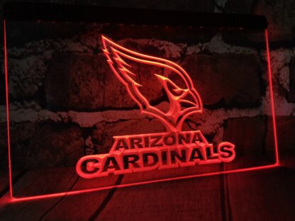 Arizona Cardinals LED Sign – Man Cave & Game Room Decor - Image 5