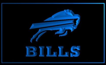 Buffalo Bills LED Sign – Custom Vintage Light-Up Wall Décor  8 x 12 - Image 8
