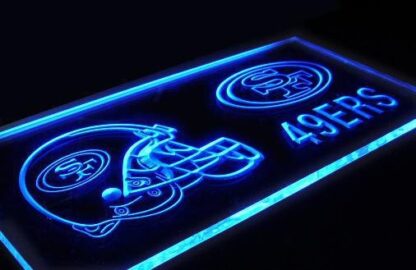 San Francisco 49ers LED Sign – NFL Light for Man Cave & Bar 8 x 12 - Image 2