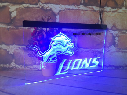 Detroit Lions LED Sign