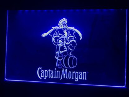 Captain Morgan LED Sign – Pirate Rum Bar & Man Cave Light Decor | 8 x 12 - Image 4